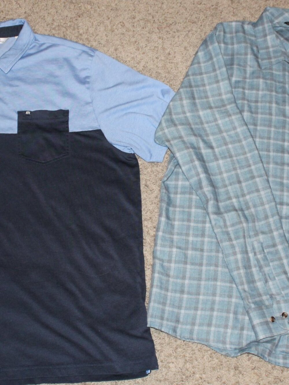 2 Travis Mathew Shirts 1 Long Sleeve, 1 Short Sleeve XXL